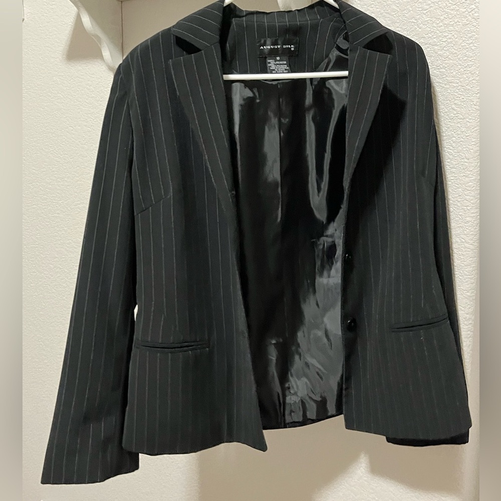 Pinstriped blazer